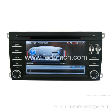 7 Inch Car Audio Stereo System Accessories, Automotive DVD for Porsche Cayenne with GPS & Bluetooth & Radio & Navigator & iPod & TV & USB